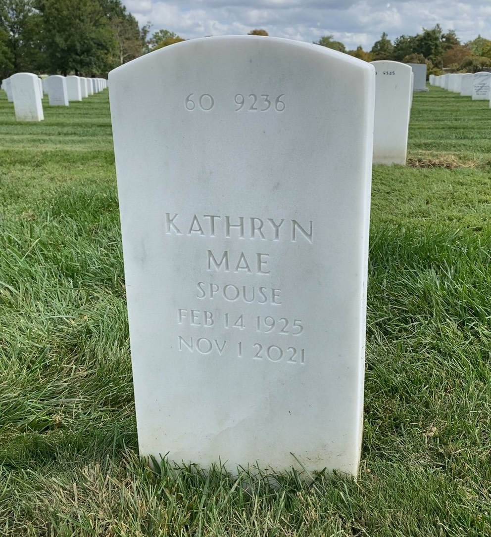 Back of headstone — Millard Holt