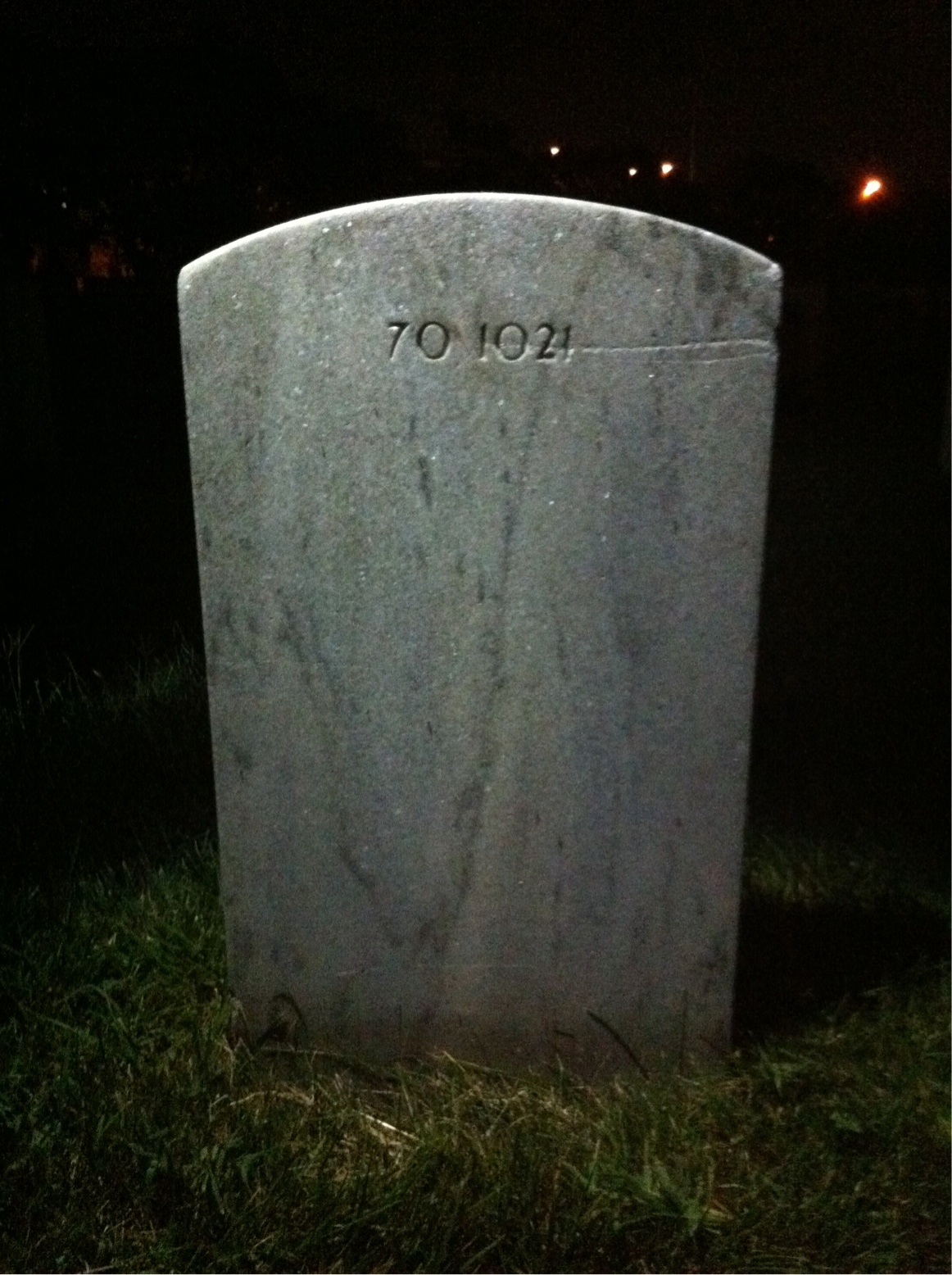 Back of headstone — Antoine Anderson