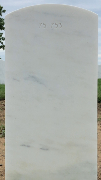 Back of headstone — Darryl Adkins