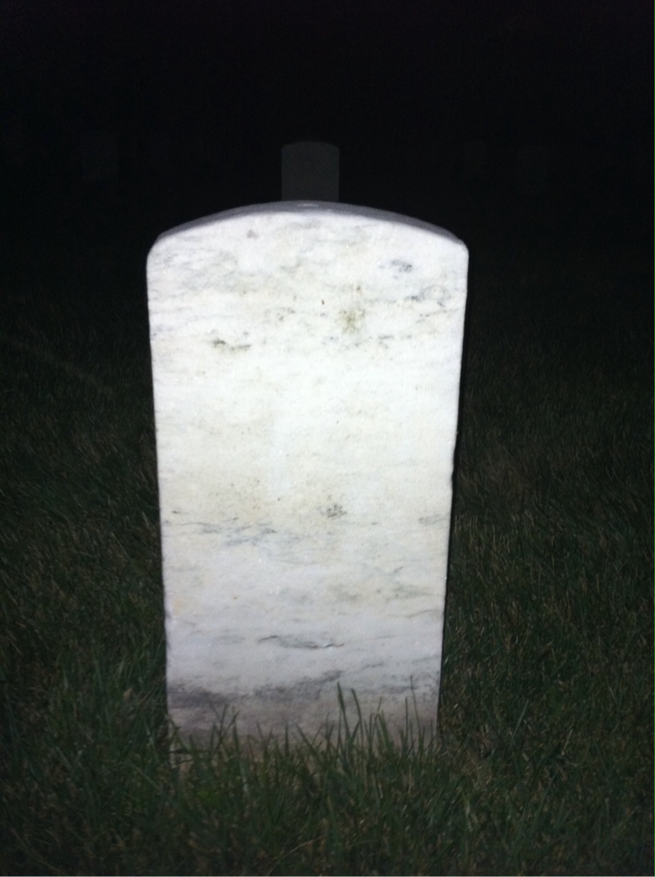 Back of headstone — Alexander Mcnichols