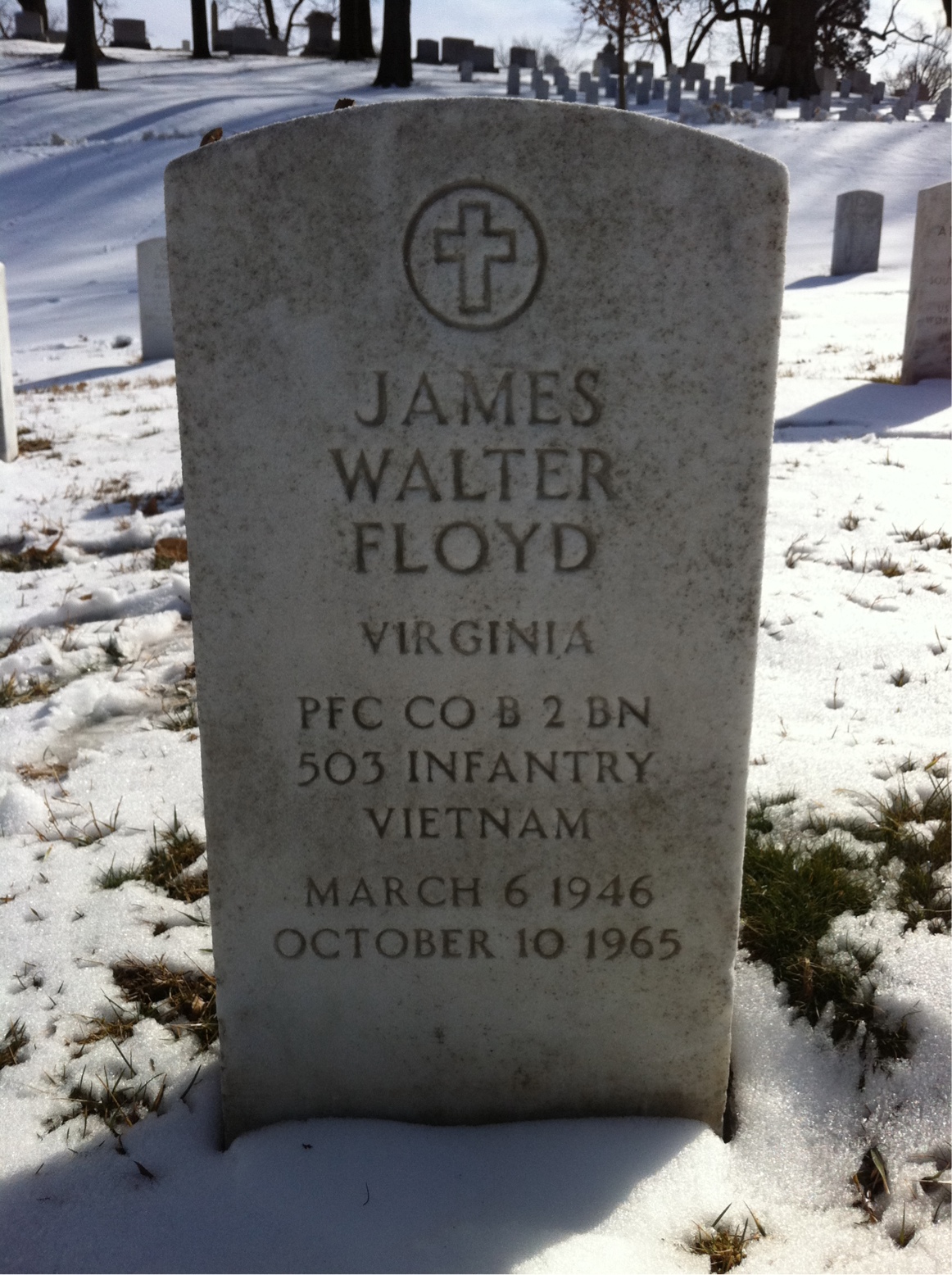 Headstone of James Walter Floyd