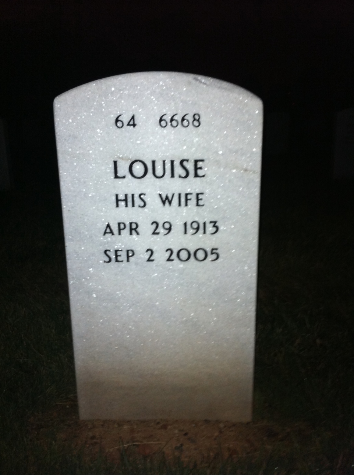 Back of headstone — Isaiah Mccoy