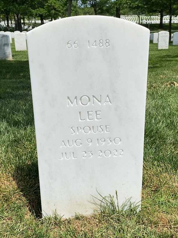 Back of headstone — David Hicks