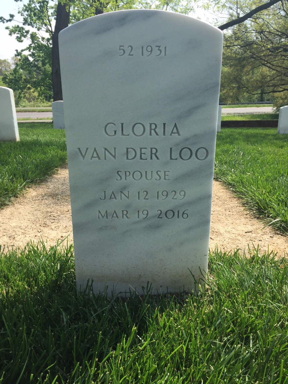 Back of headstone — Carl Bachurski