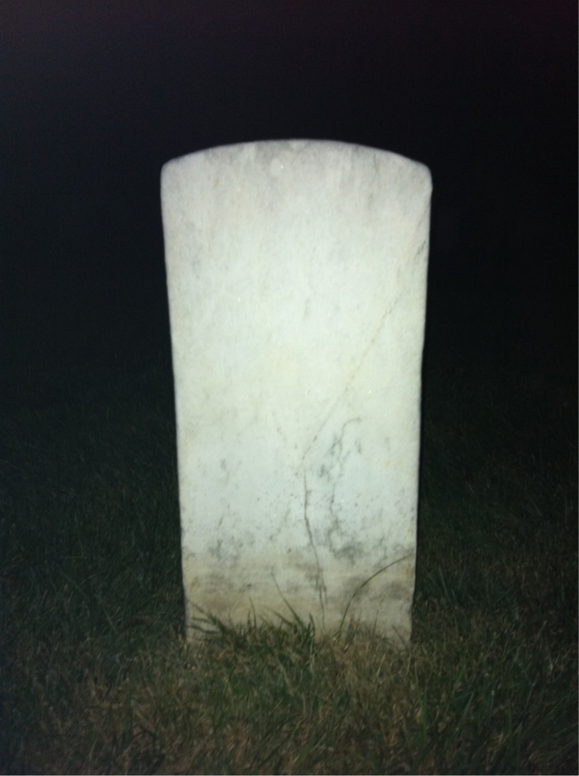 Back of headstone — Sanford Blaisdell