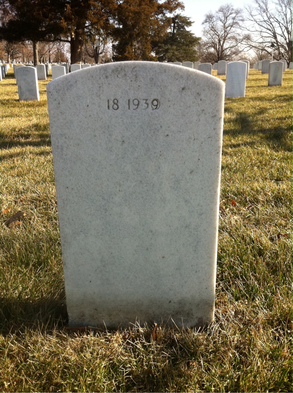 Back of headstone — Hardtimes Corder