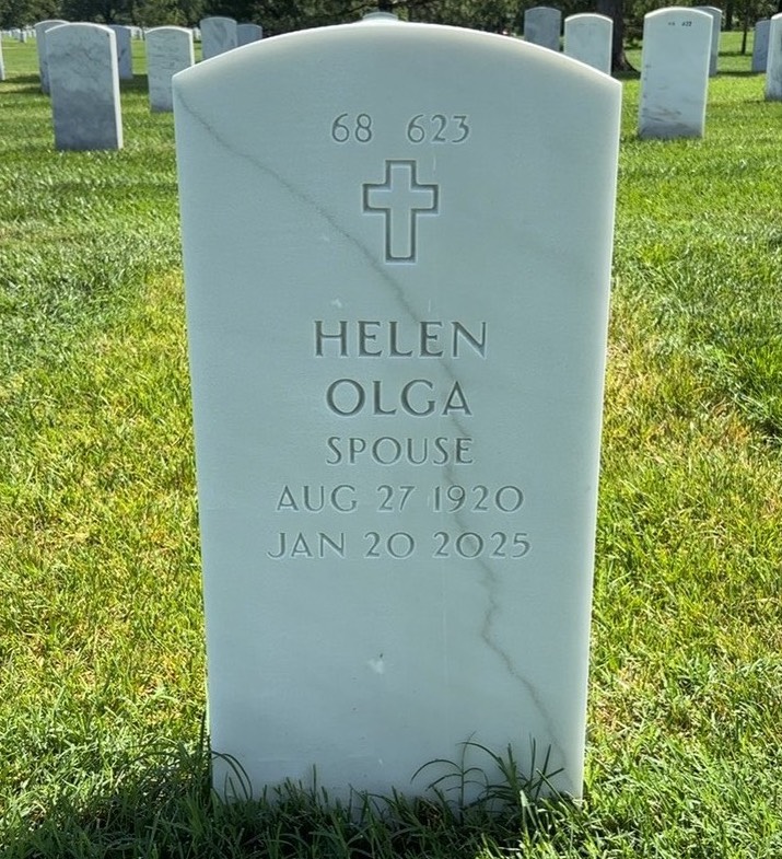 Back of headstone — Stephen Manzek