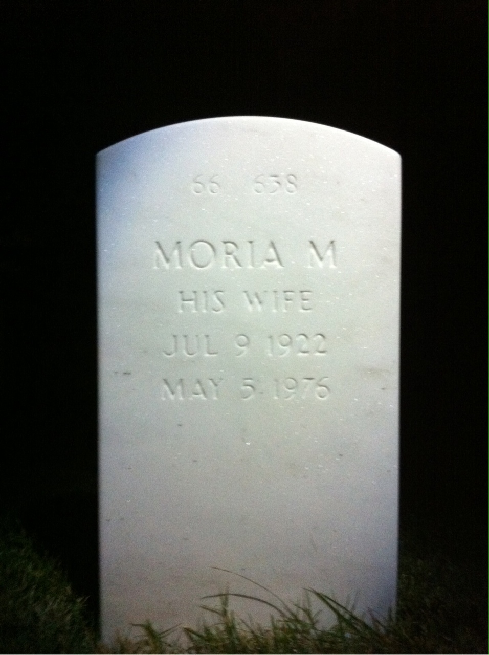 Back of headstone — Lee Blackburn