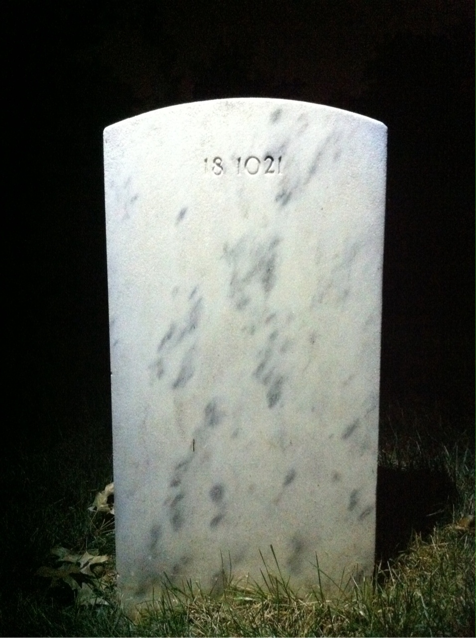 Back of headstone — Adib Mosa