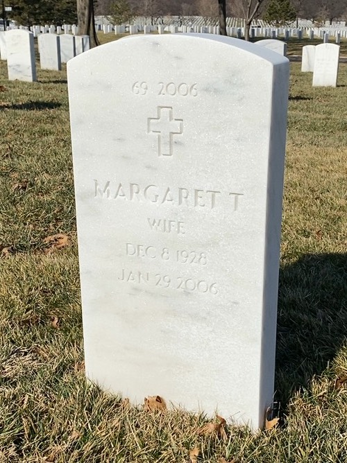 Back of headstone — Richard Kane