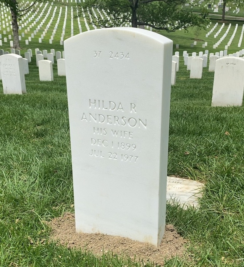 Back of headstone — Lewis Mohler