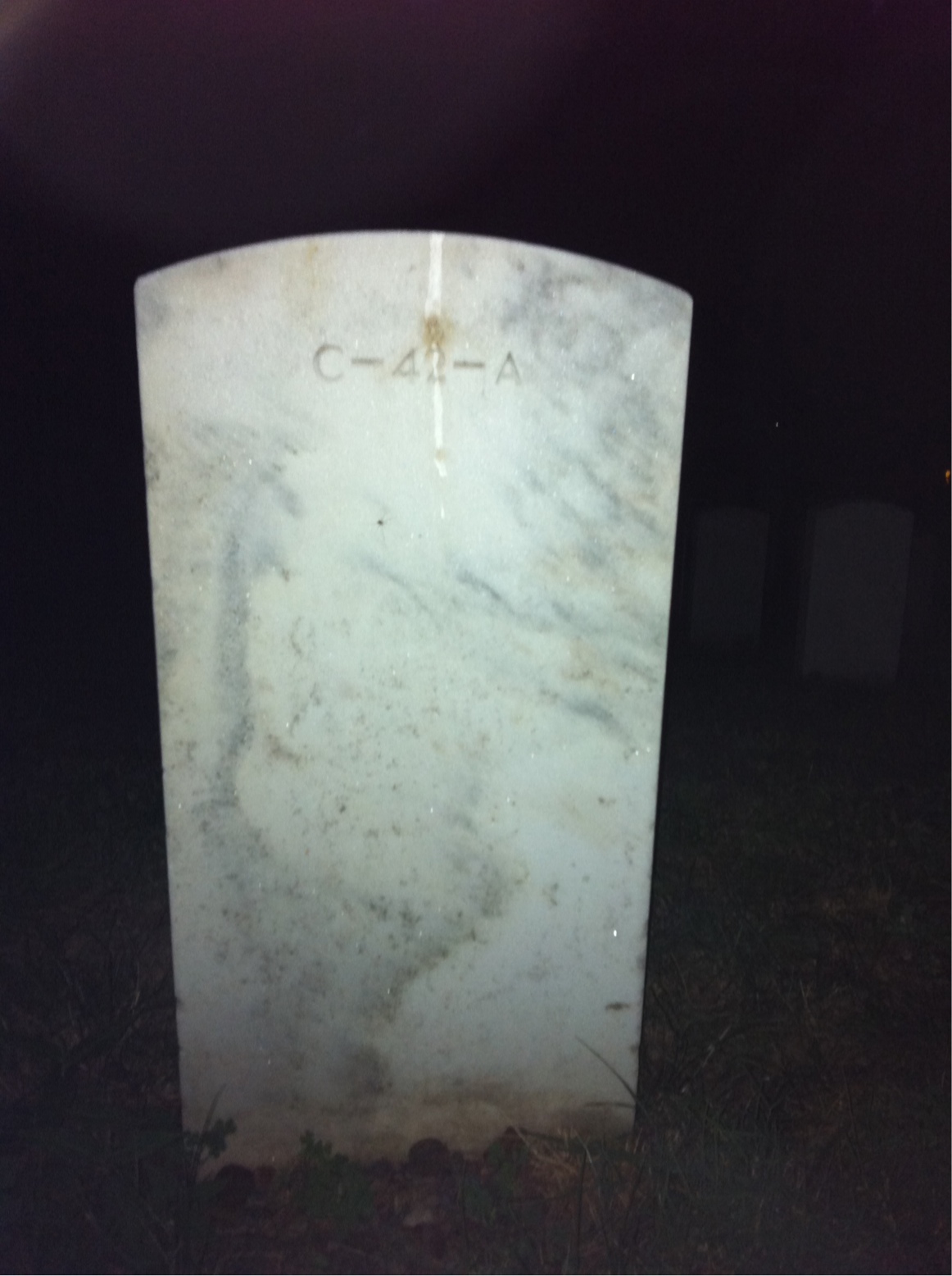 Headstone of Morris Larosco McDaniel Jr.