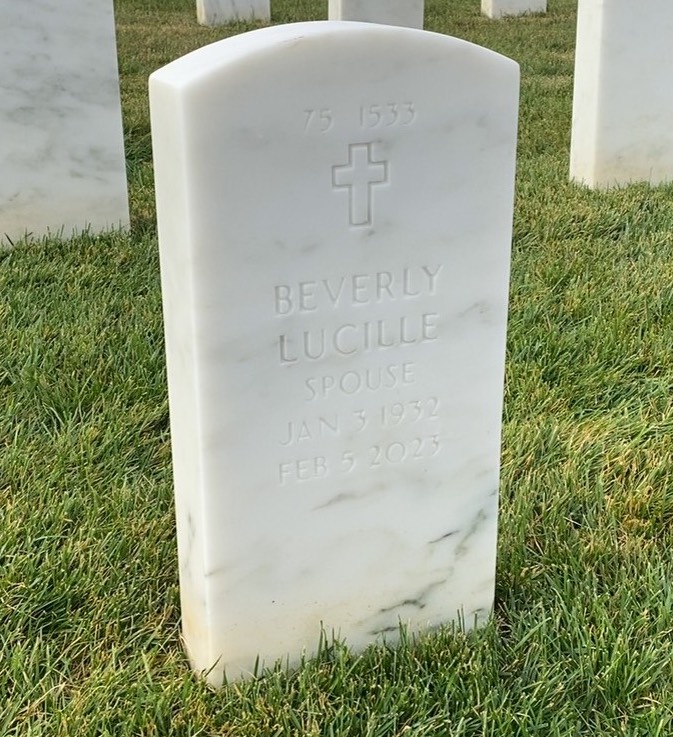 Back of headstone — Richard Boisclair