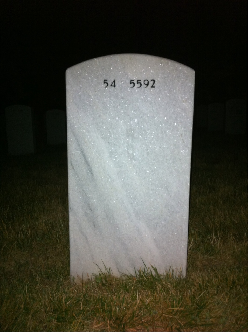 Back of headstone — Donald Reep