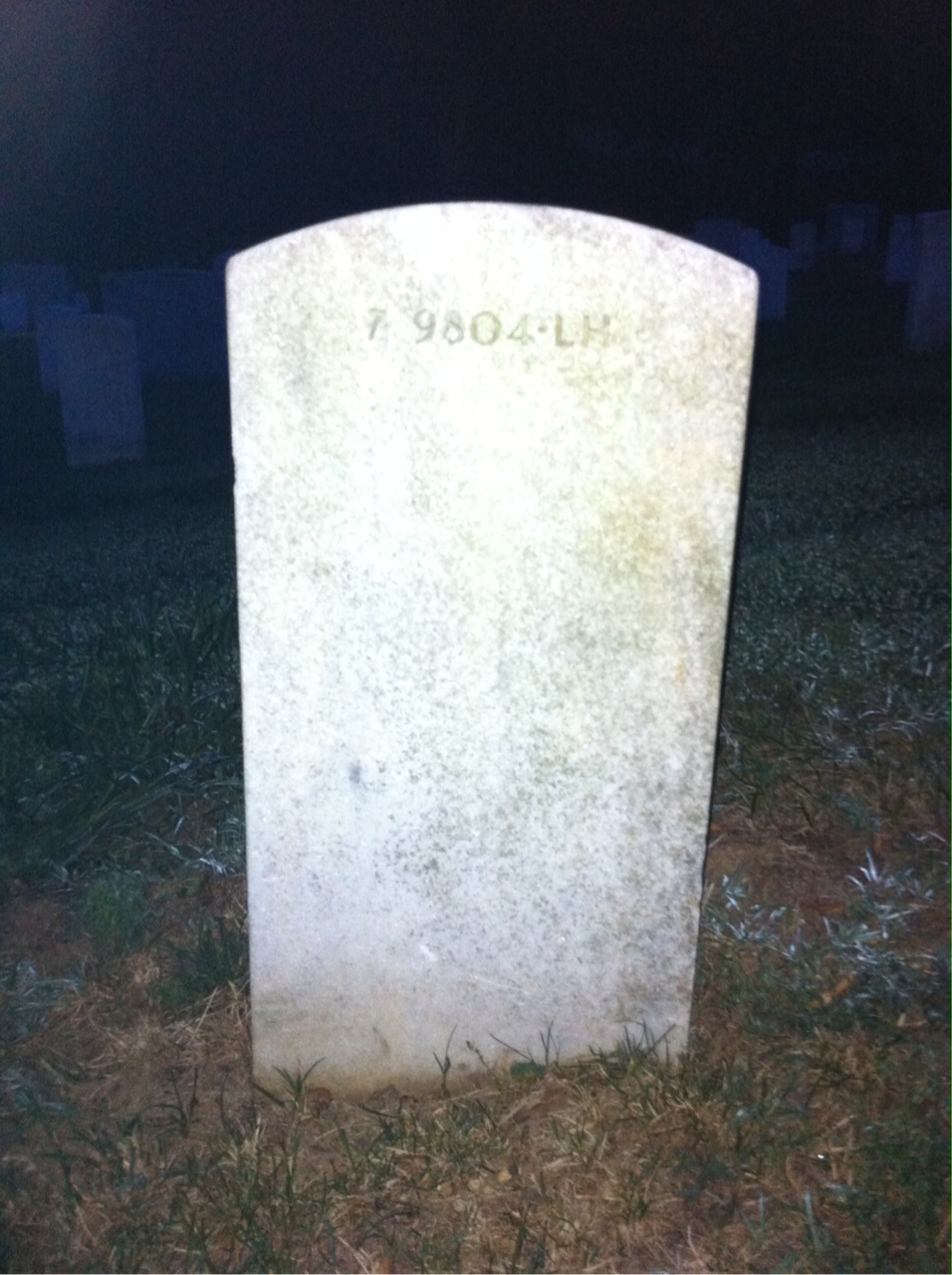 Back of headstone — Irene Arnold
