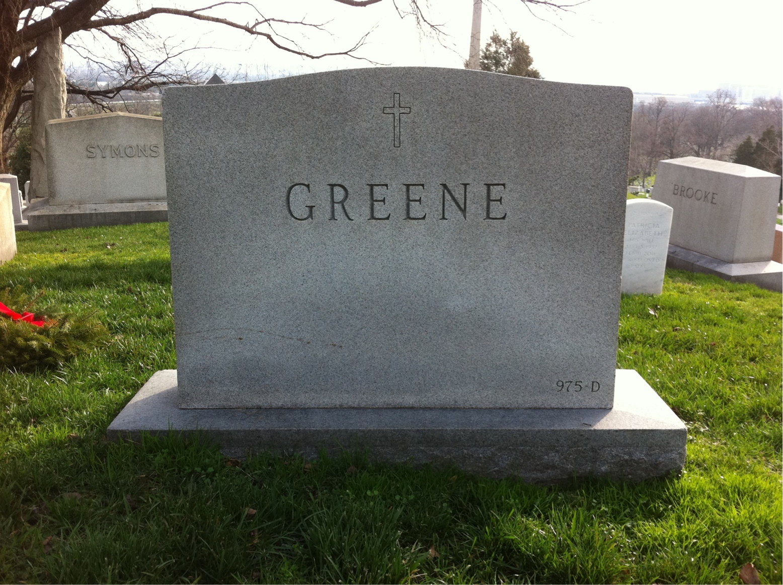 Headstone of Bruce Briant Greene