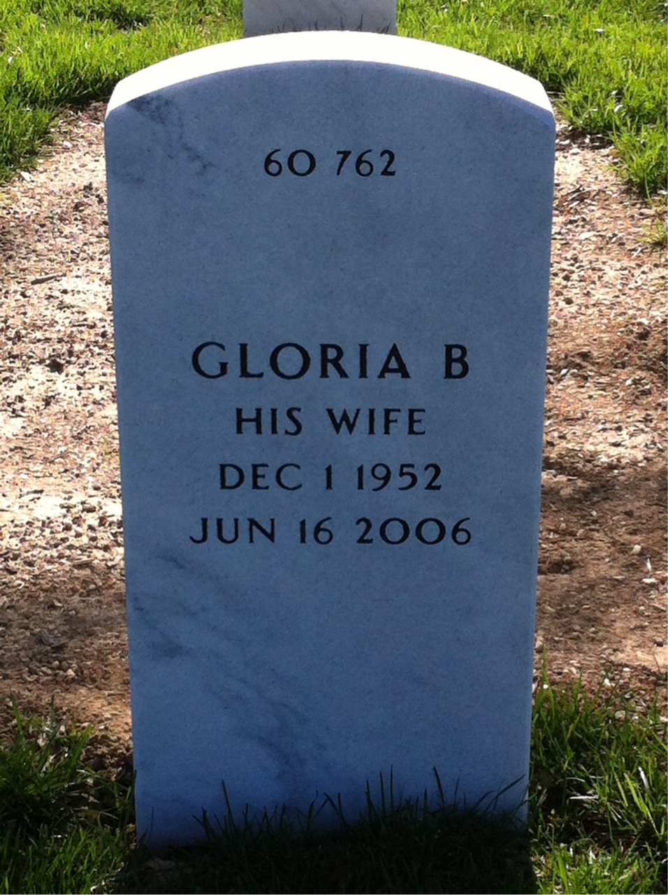 Back of headstone — Alfred Williams