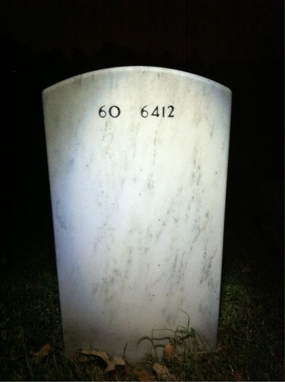 Back of headstone — Patricia Amtower