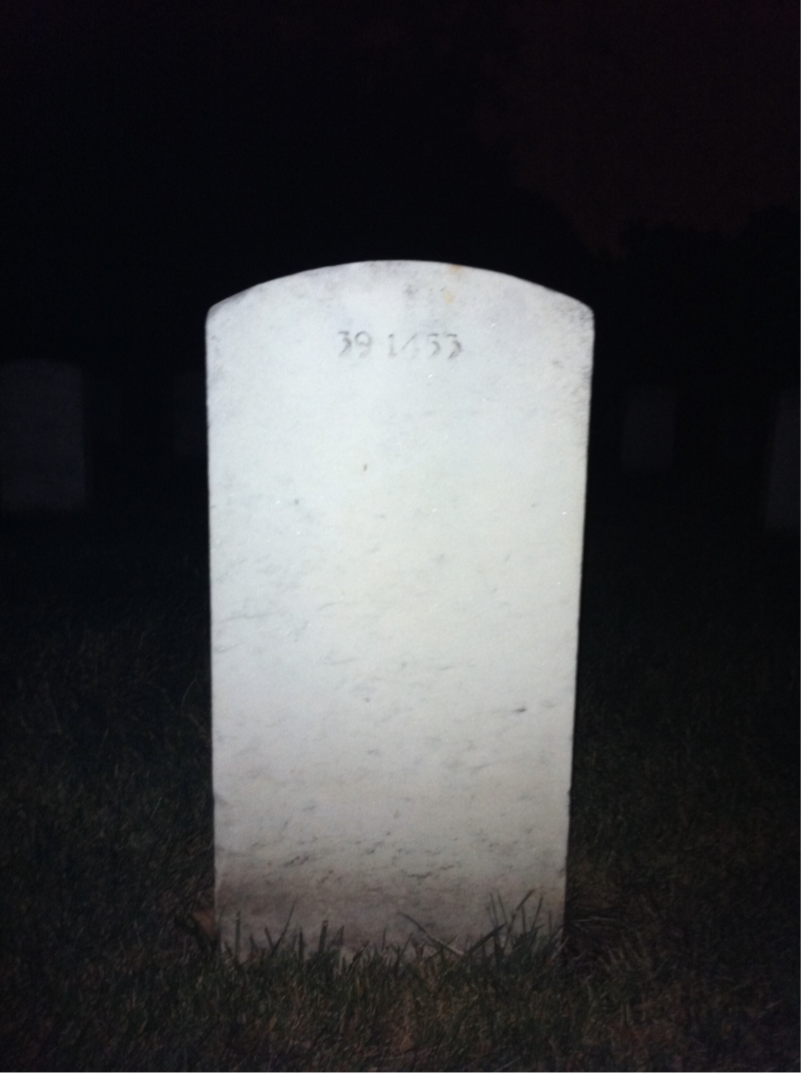 Back of headstone — Ilmi Aalto