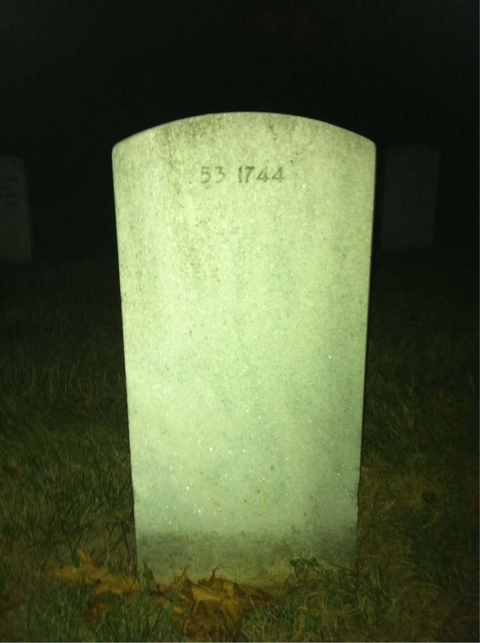 Back of headstone — Joseph Lucien Gervais