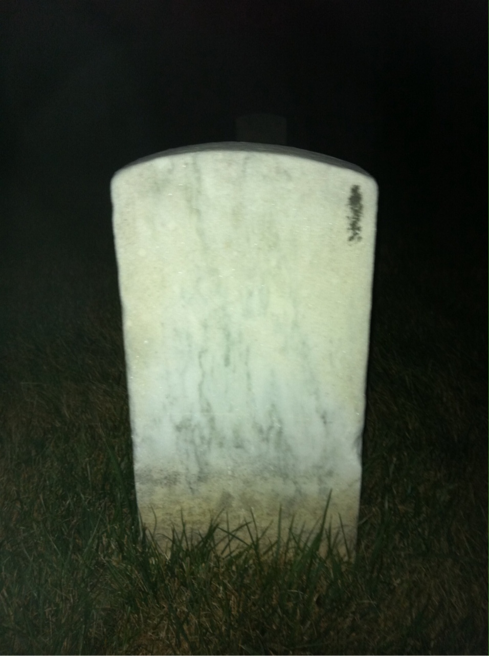 Back of headstone — Thomas Mcnamara