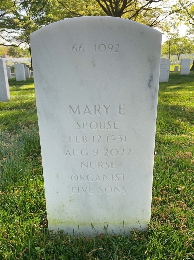 Back of headstone — James Wilson