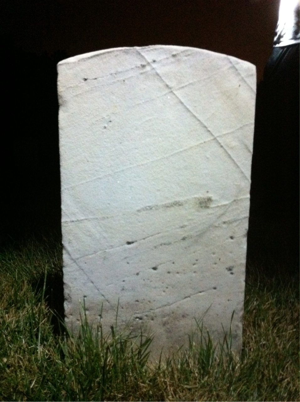 Back of headstone — George Bedford