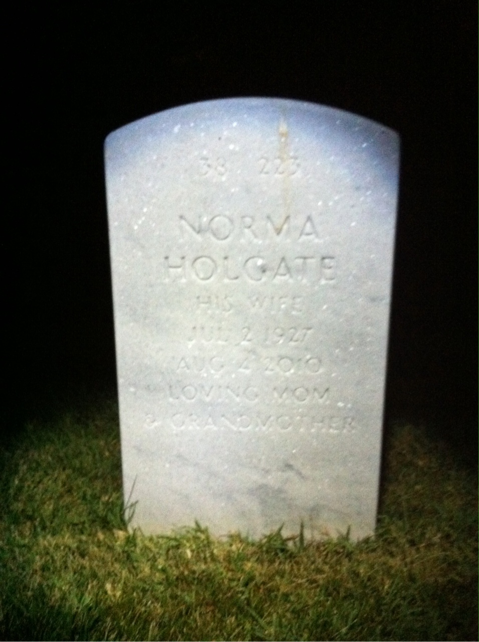 Back of headstone — Joseph Czekanski
