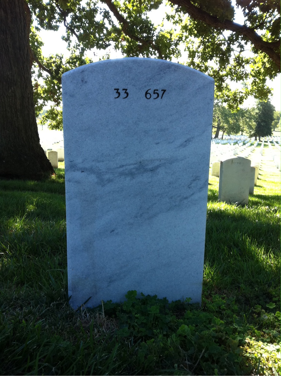 Back of headstone — Peter Luzaich
