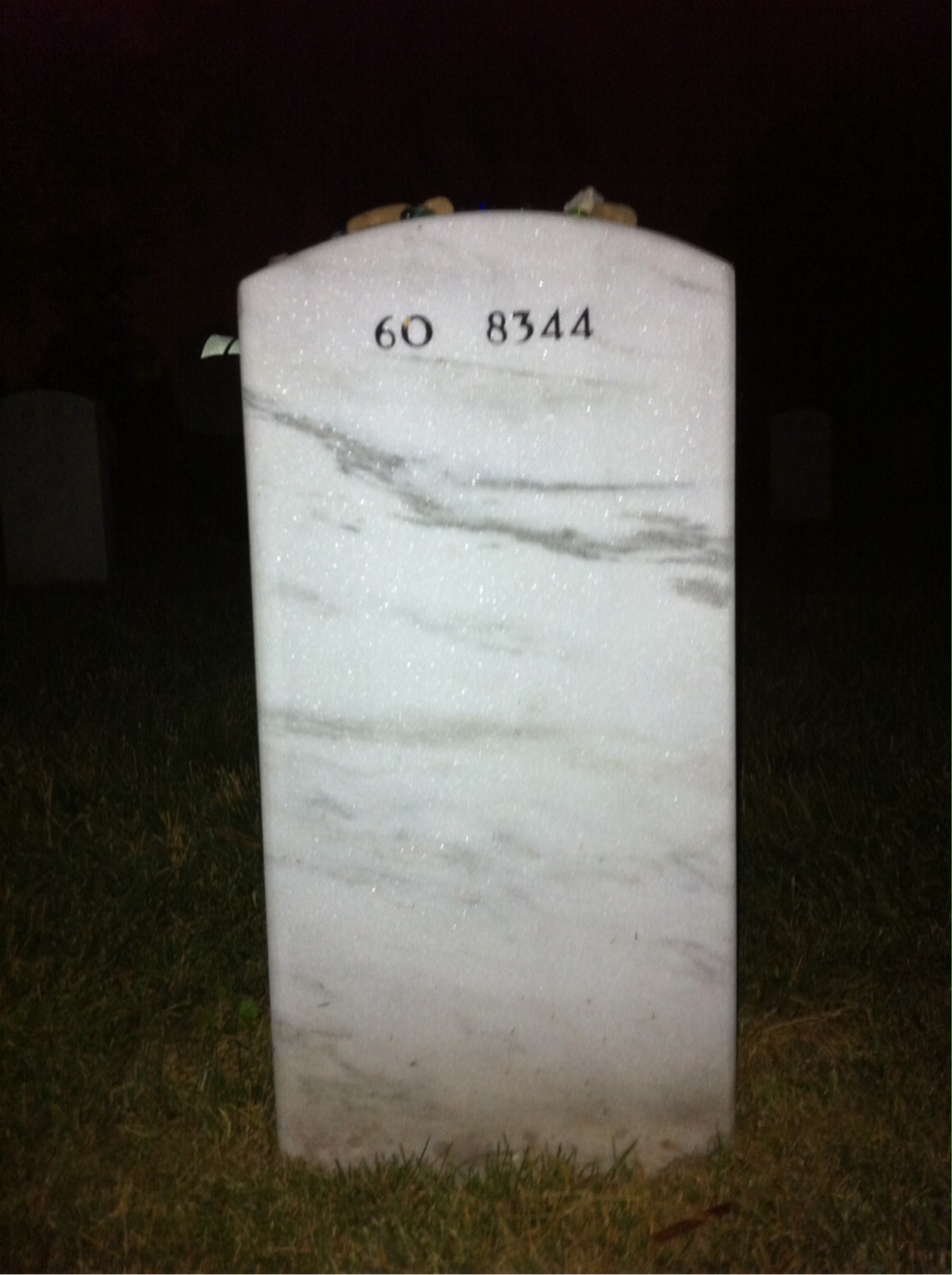 Back of headstone — Stephen Bixler