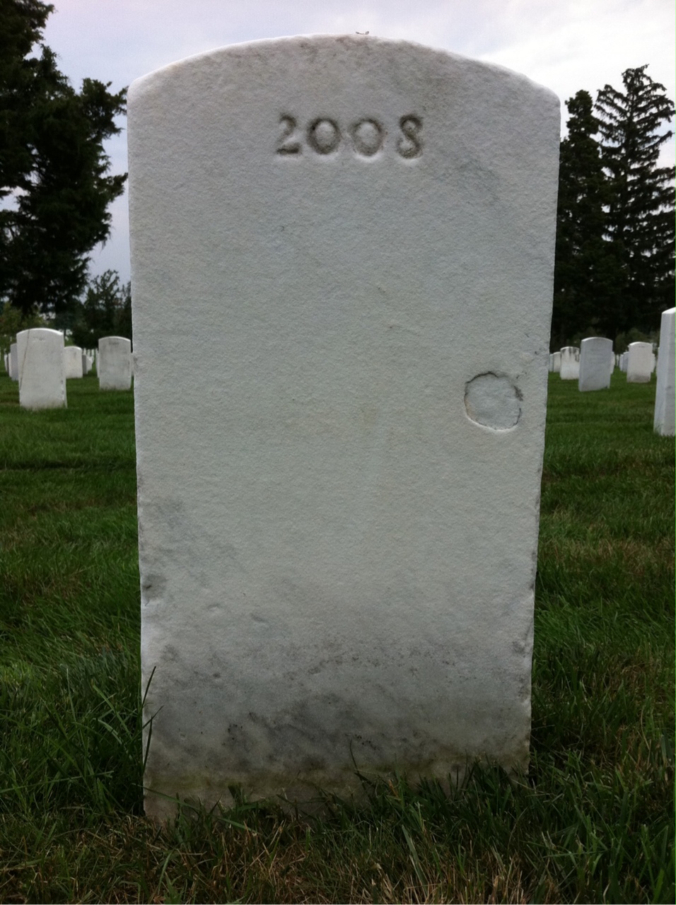 Back of headstone — John Mckelvey