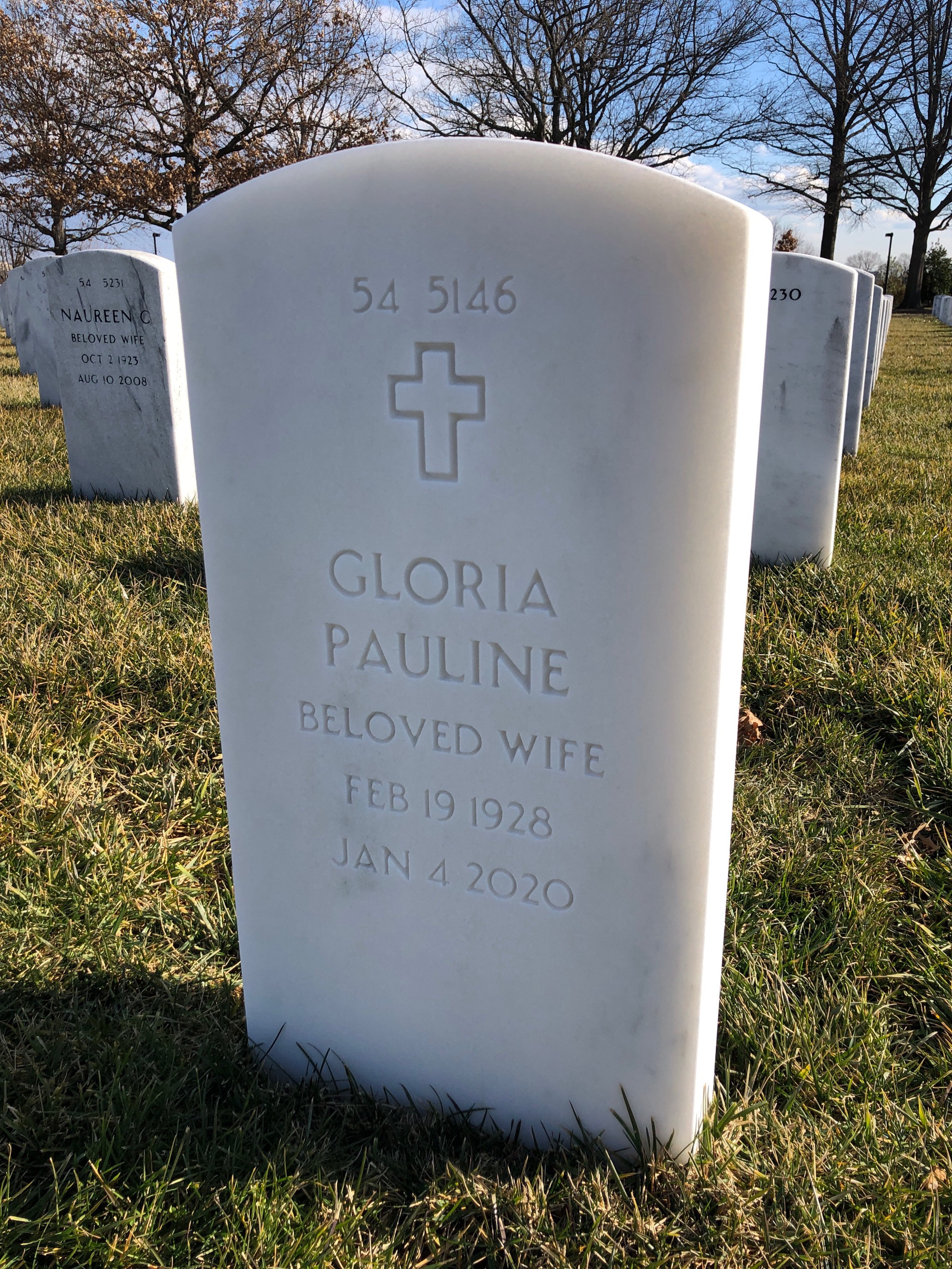 Back of headstone — Douglas Carmichael