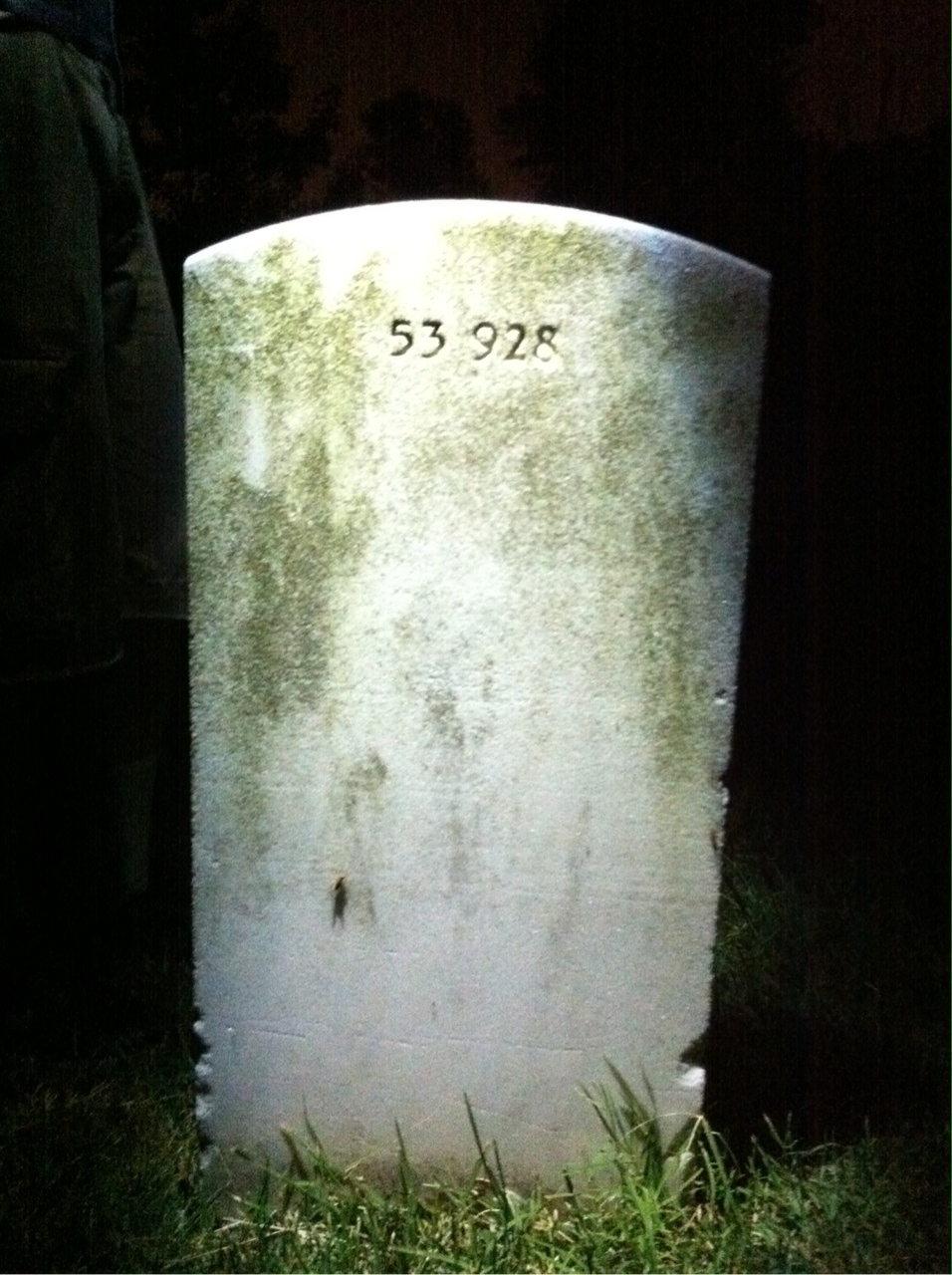 Back of headstone — Kenneth Bald