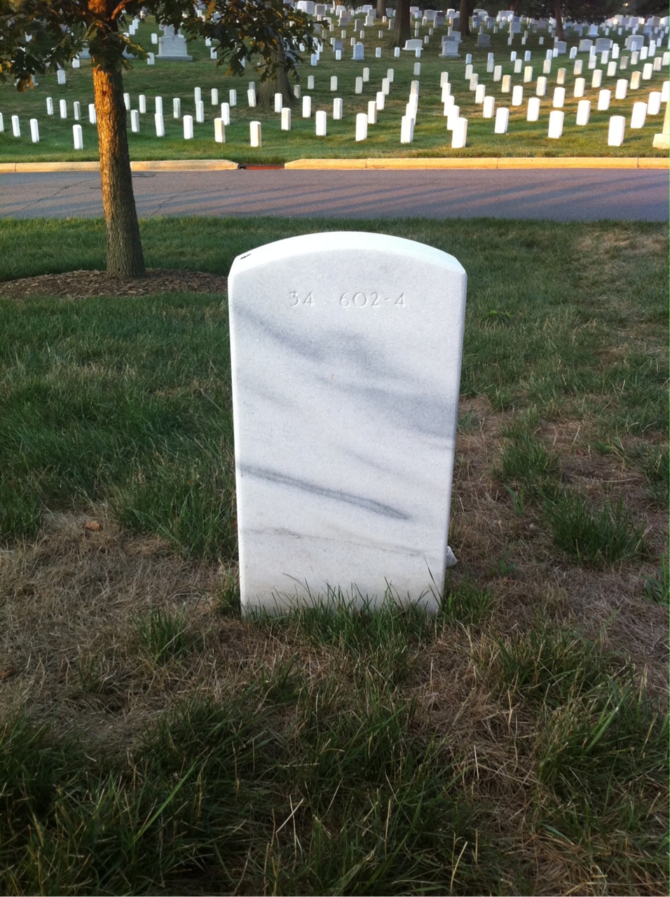 Back of headstone — Ransom Barber