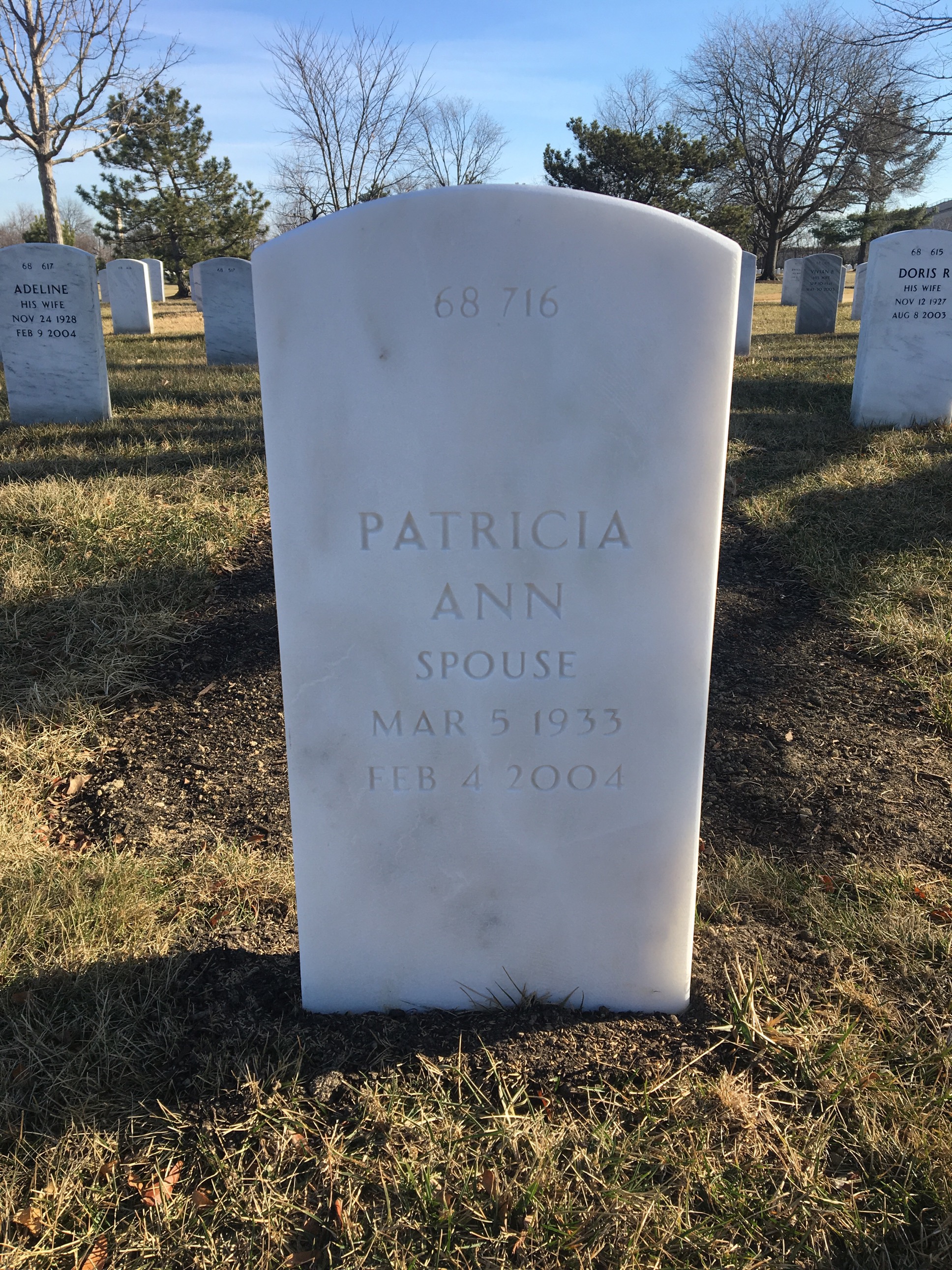 Back of headstone — Estill Schnetzler