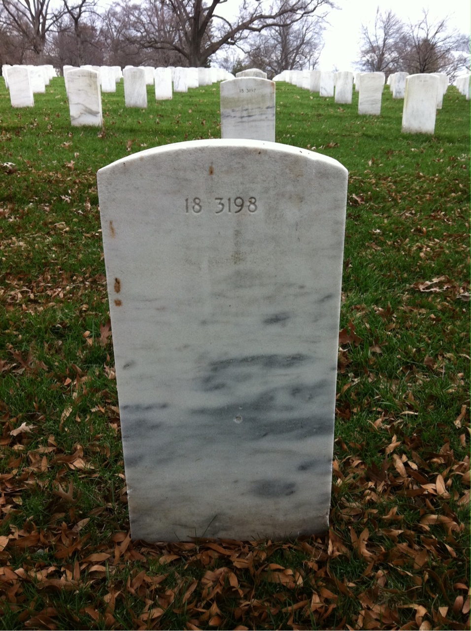 Back of headstone — Archie Mcneill