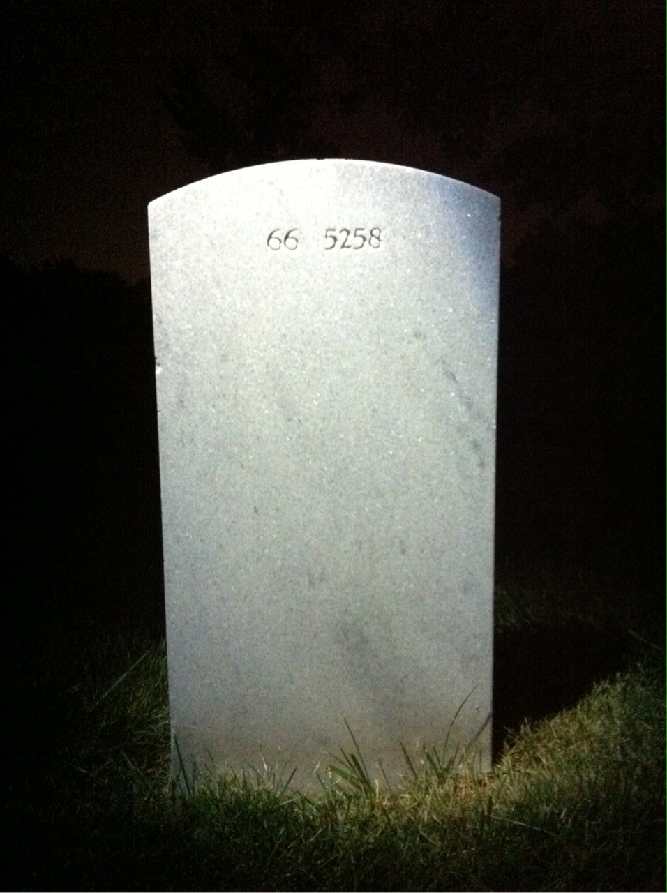 Back of headstone — William Michael Shewchuk