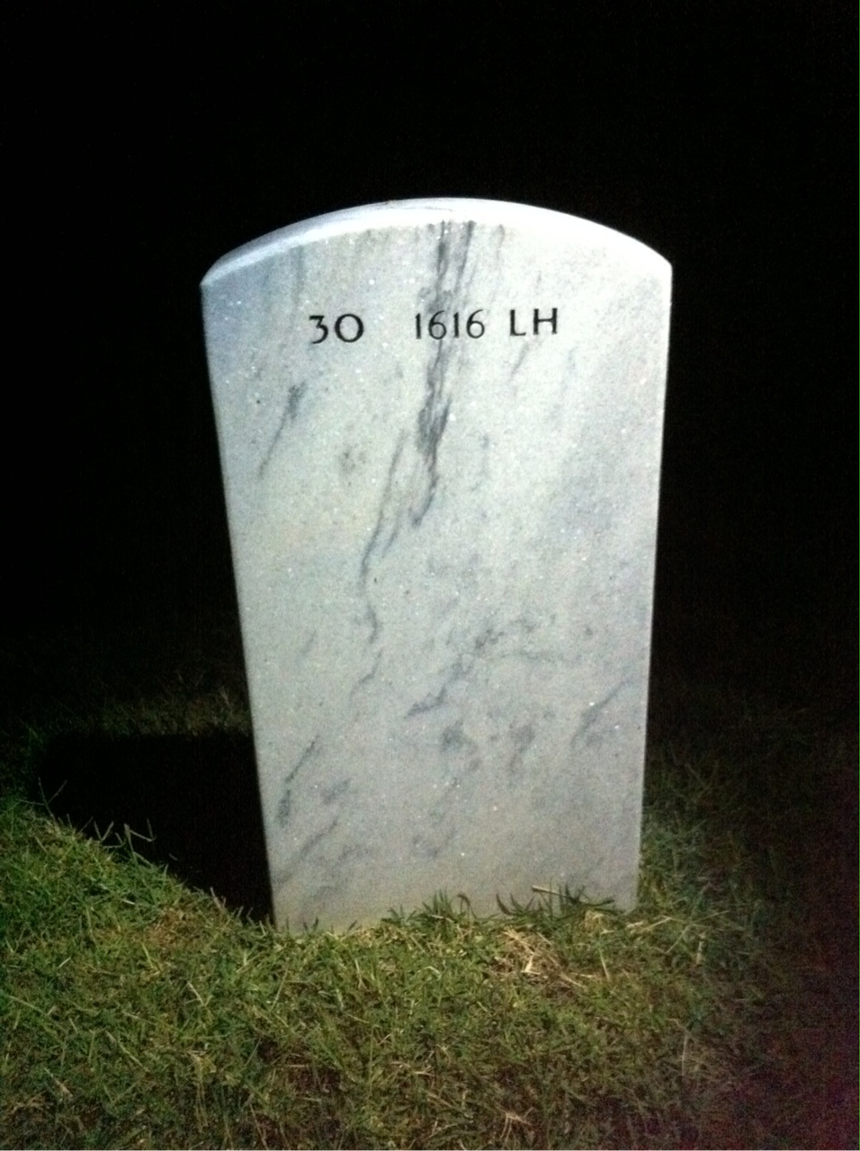 Back of headstone — Jean Rogers