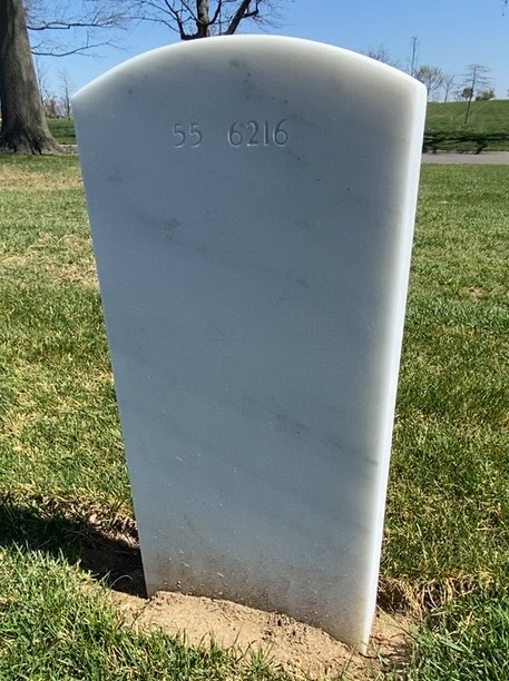 Back of headstone — Patrick Brian Ragan