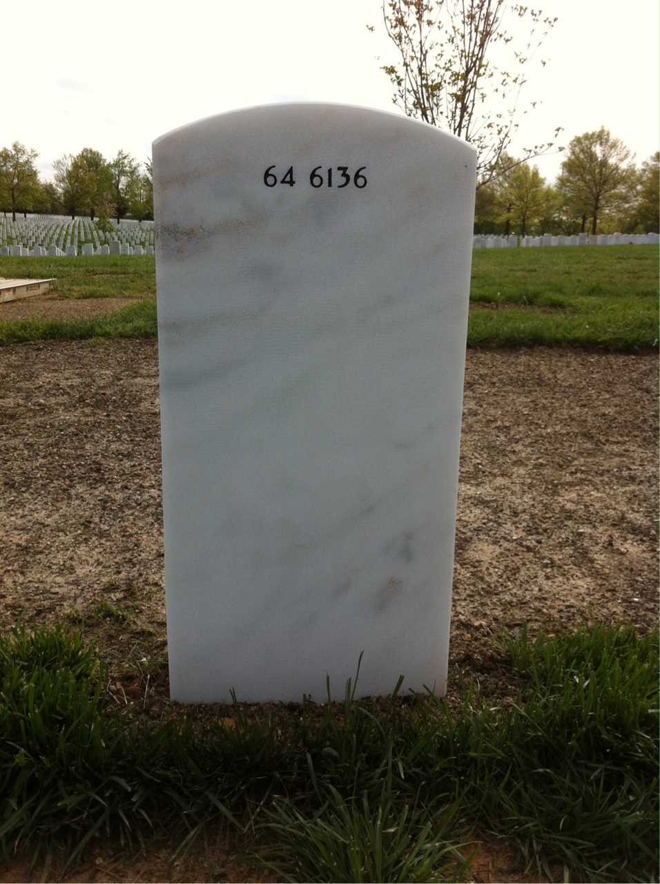 Back of headstone — John Morrison