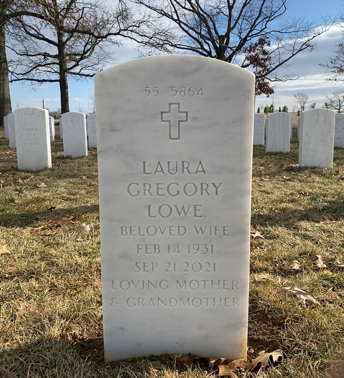 Back of headstone — Benjamin Murph