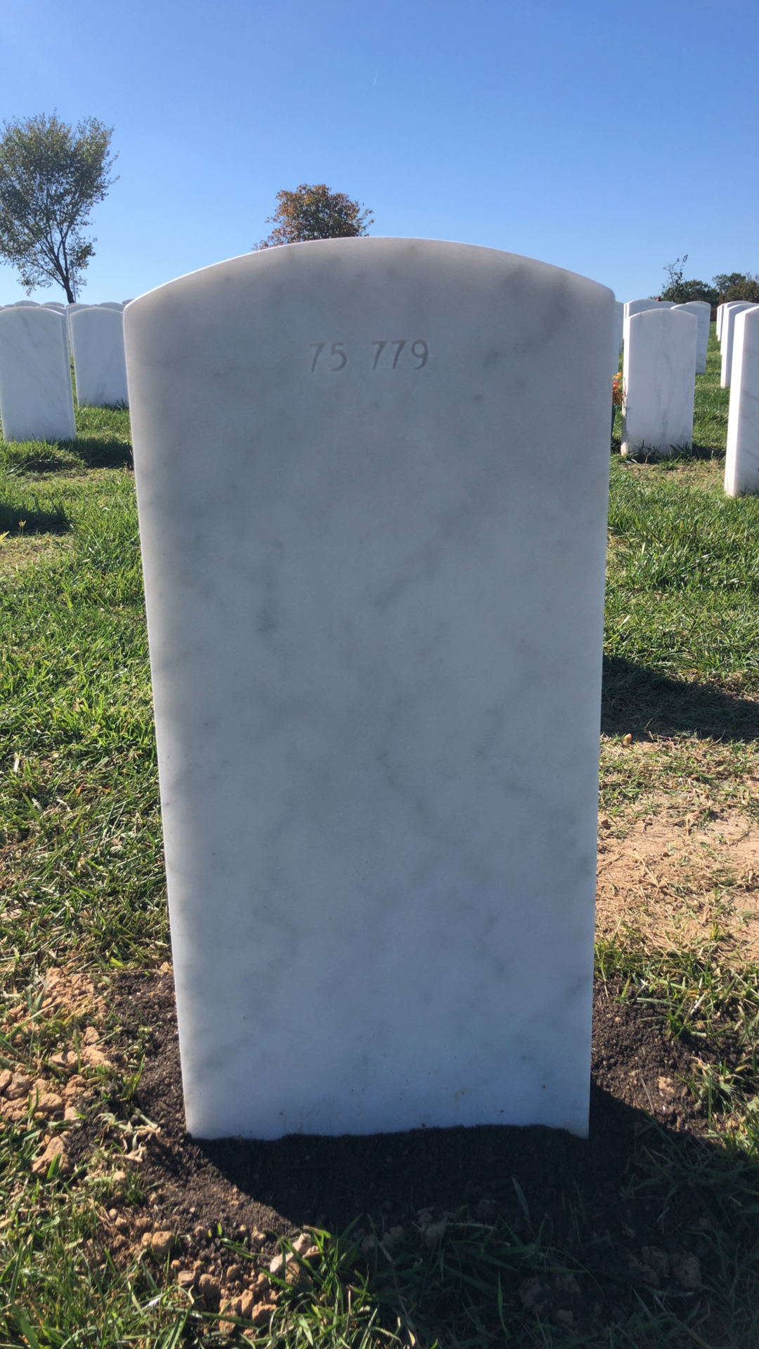 Back of headstone — William Jerrold Scheuren