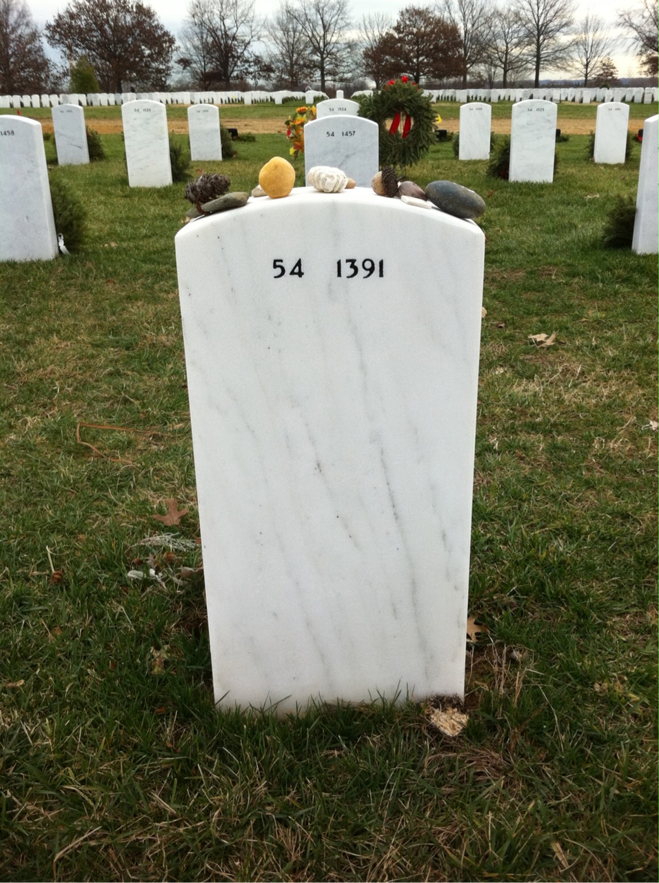 Back of headstone — Jason Harpster
