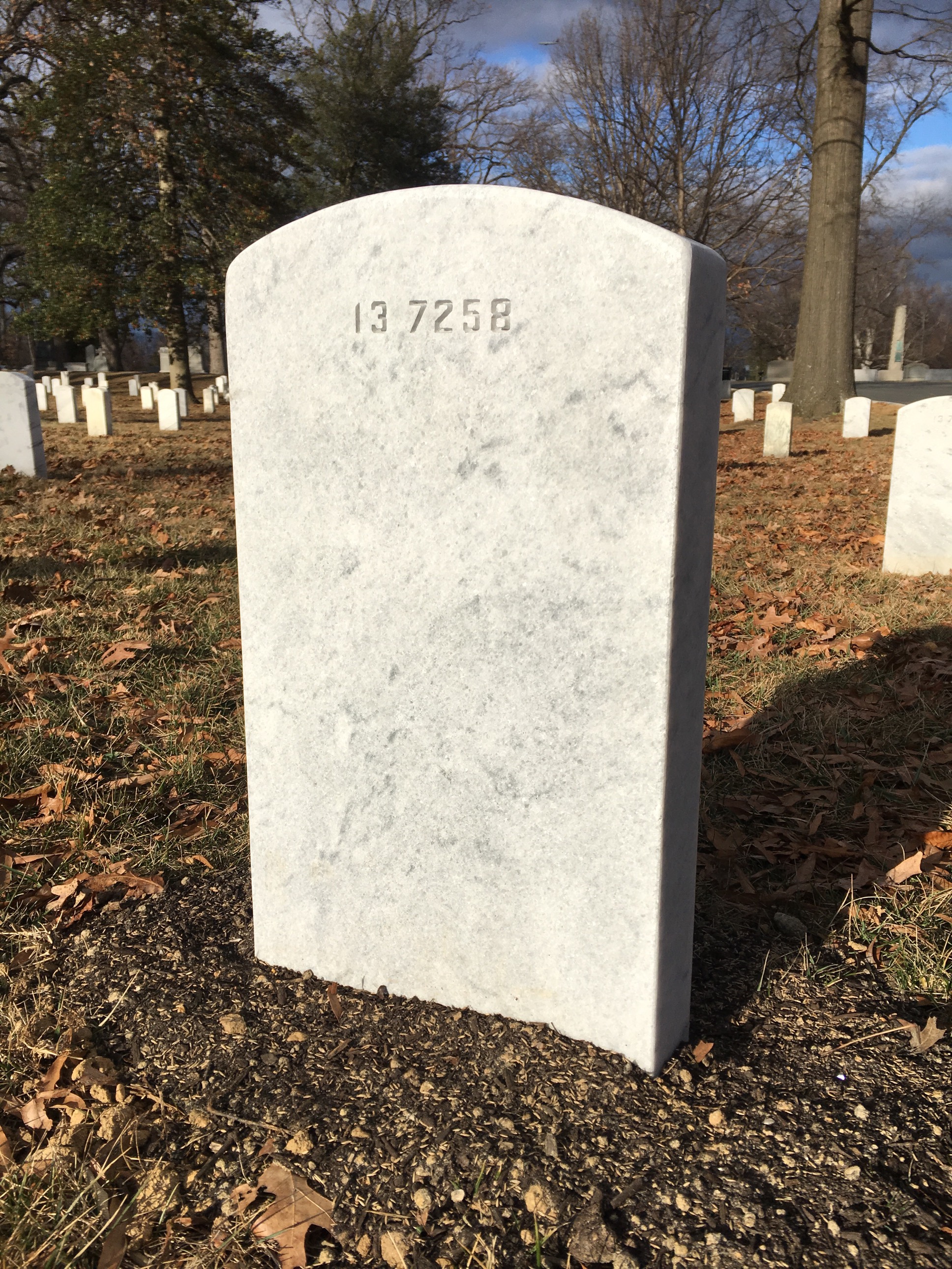 Back of headstone — Jehial Boughton