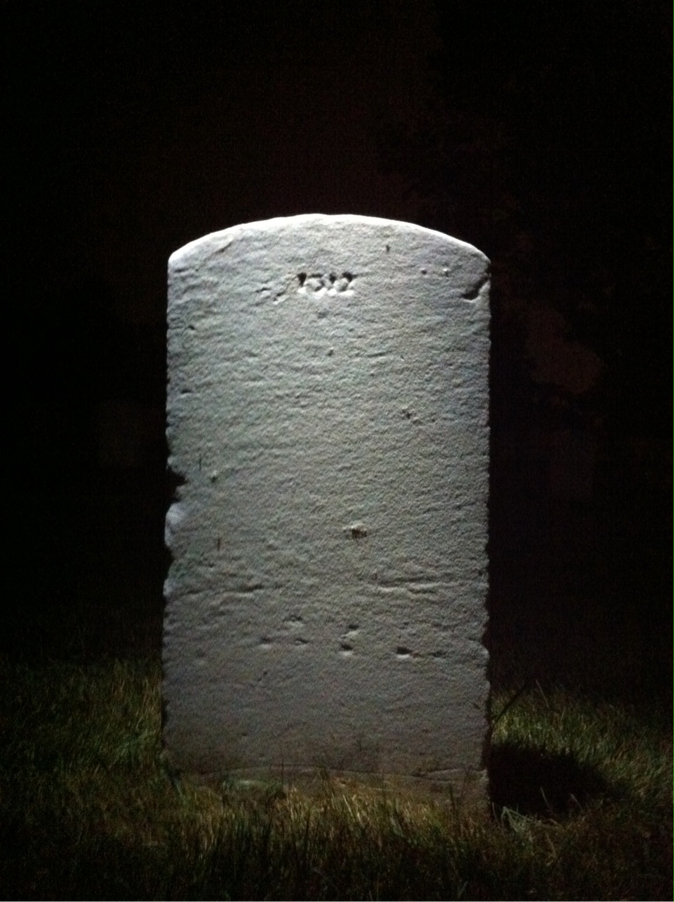 Back of headstone — Charles Moralez