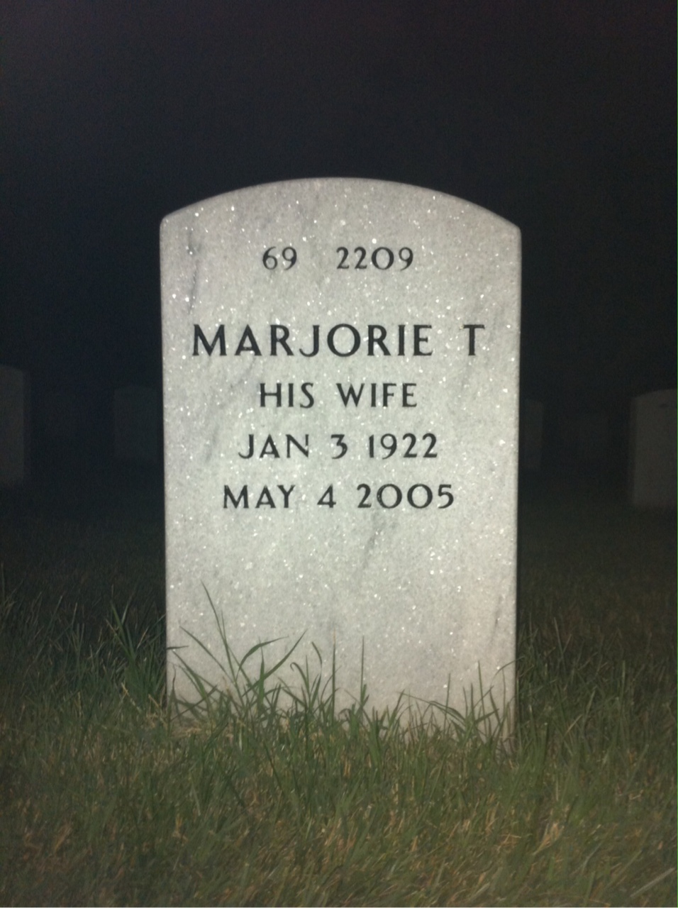 Back of headstone — James Agnew
