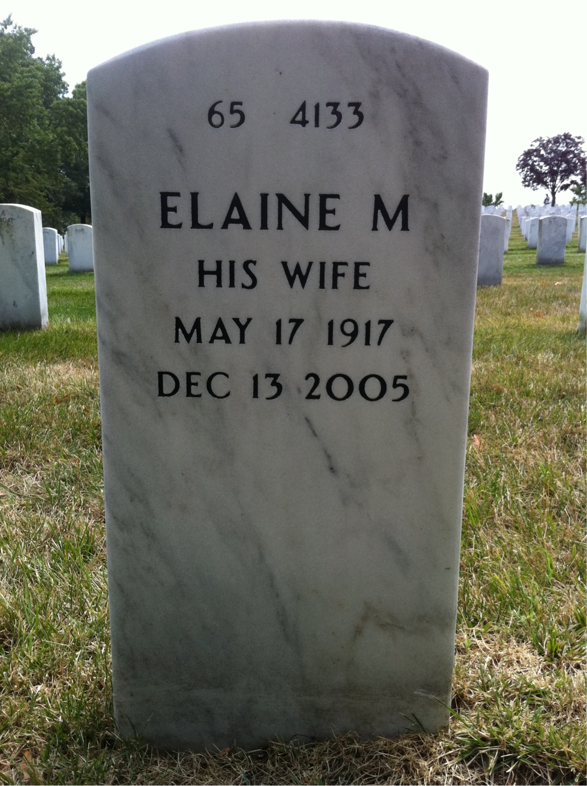 Back of headstone — Andrew Waggener
