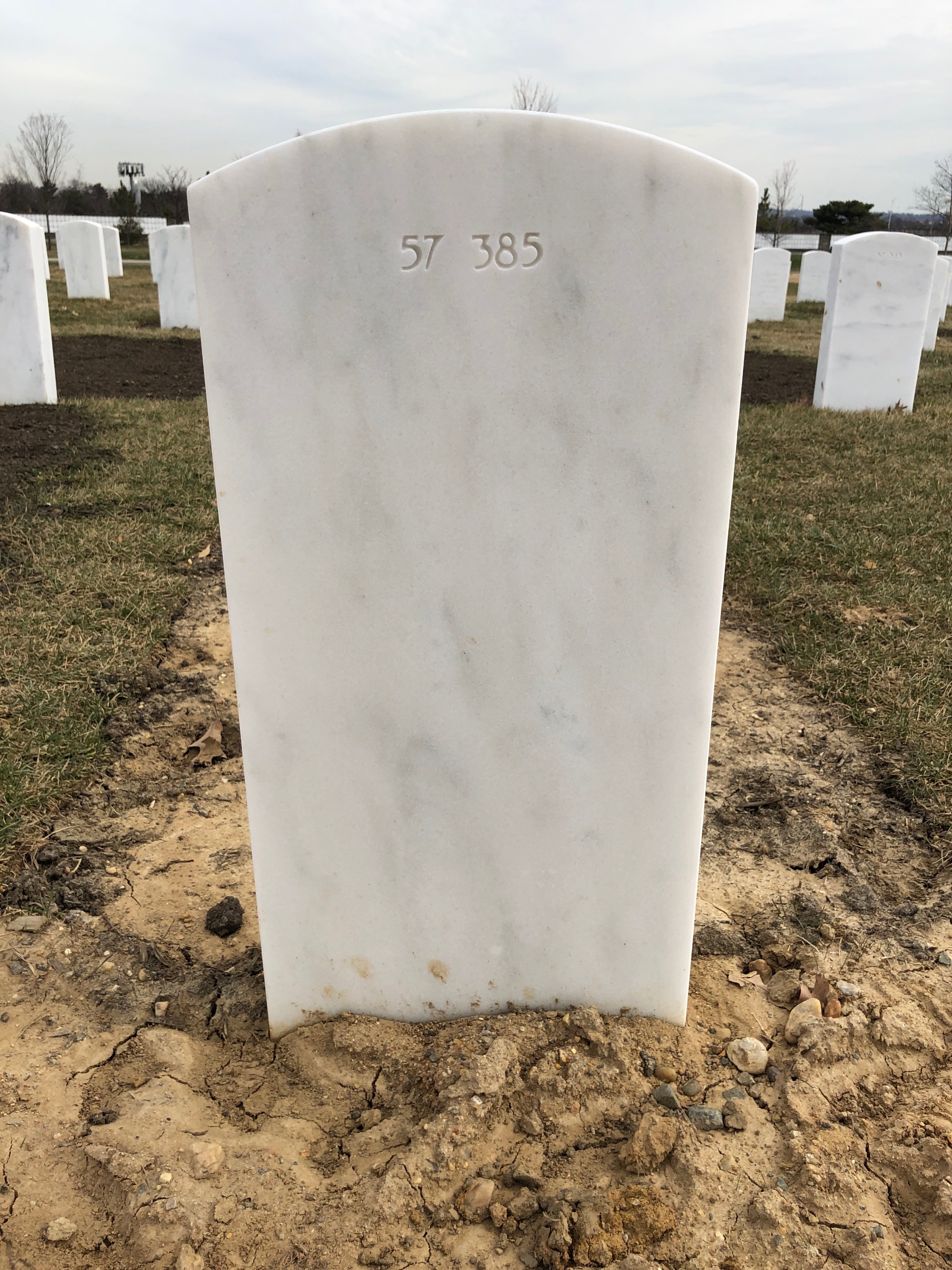 Back of headstone — Albert Antaki, Jr