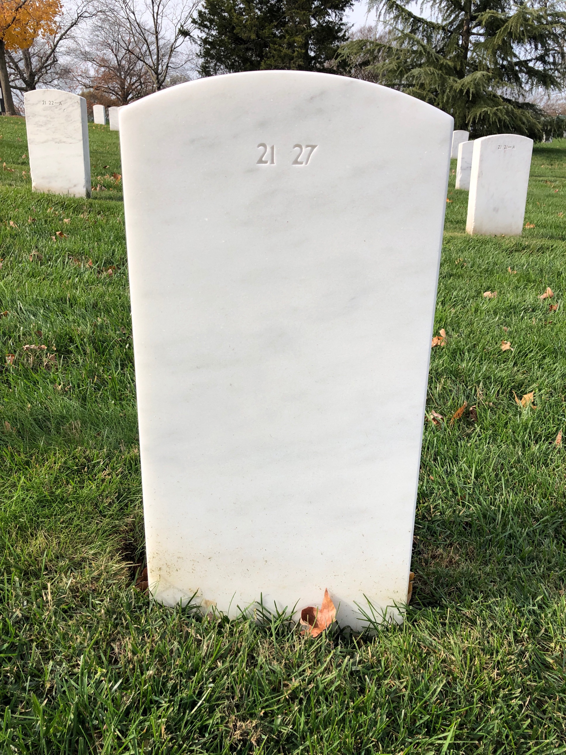 Back of headstone — Susan Montague