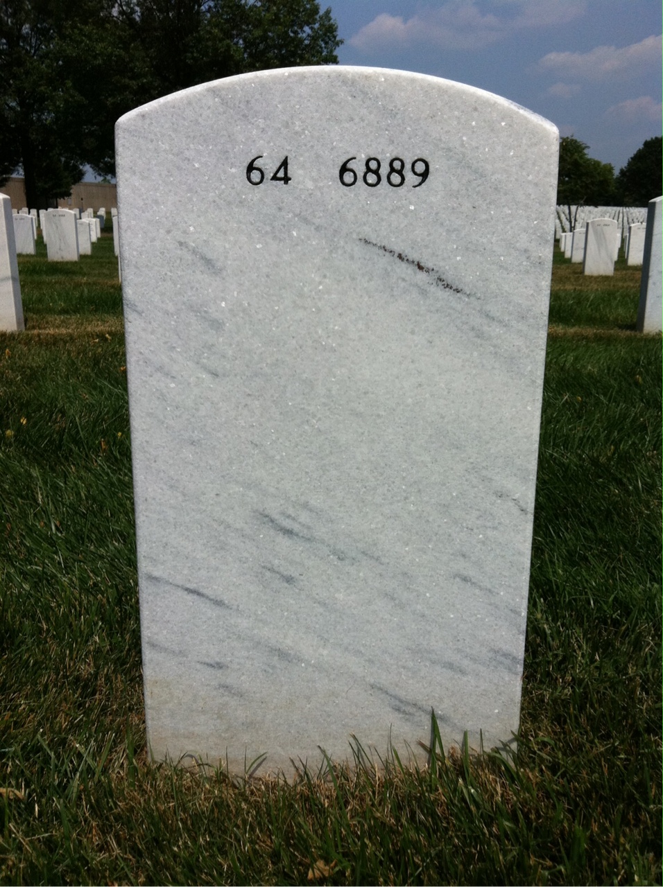 Back of headstone — Hansel Turley